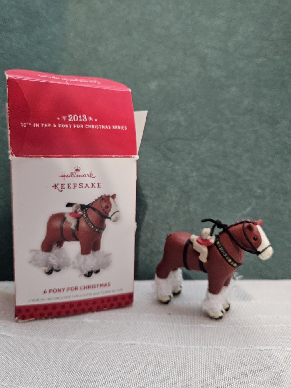 Hallmark 2013 'A Pony for Christmas' Kids Toy Ornament - Brown